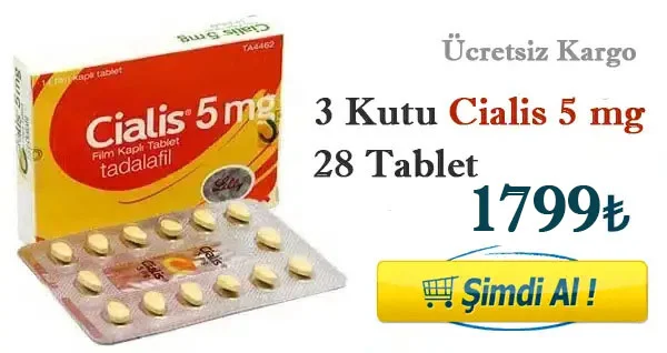 Cialis 5 mg 28 tablet 3 kutu